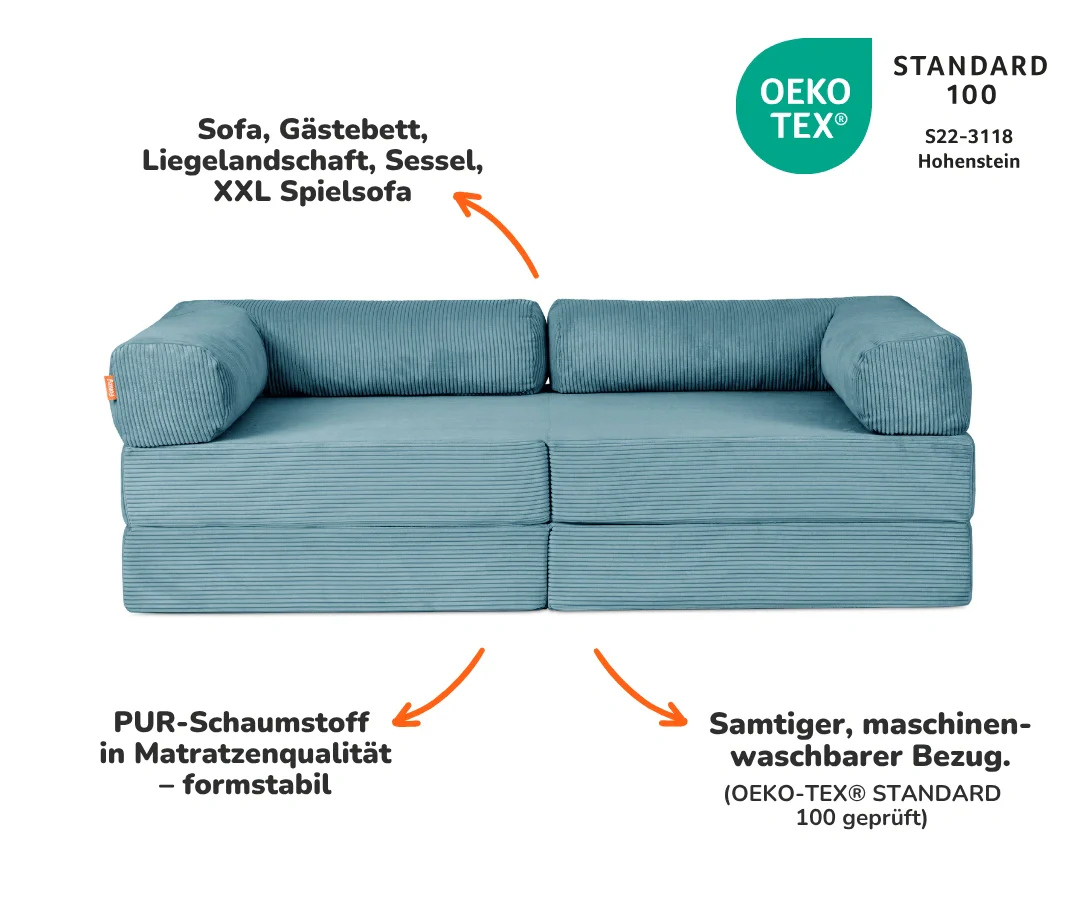 Family Sofa 2-Sitzer - Image 37