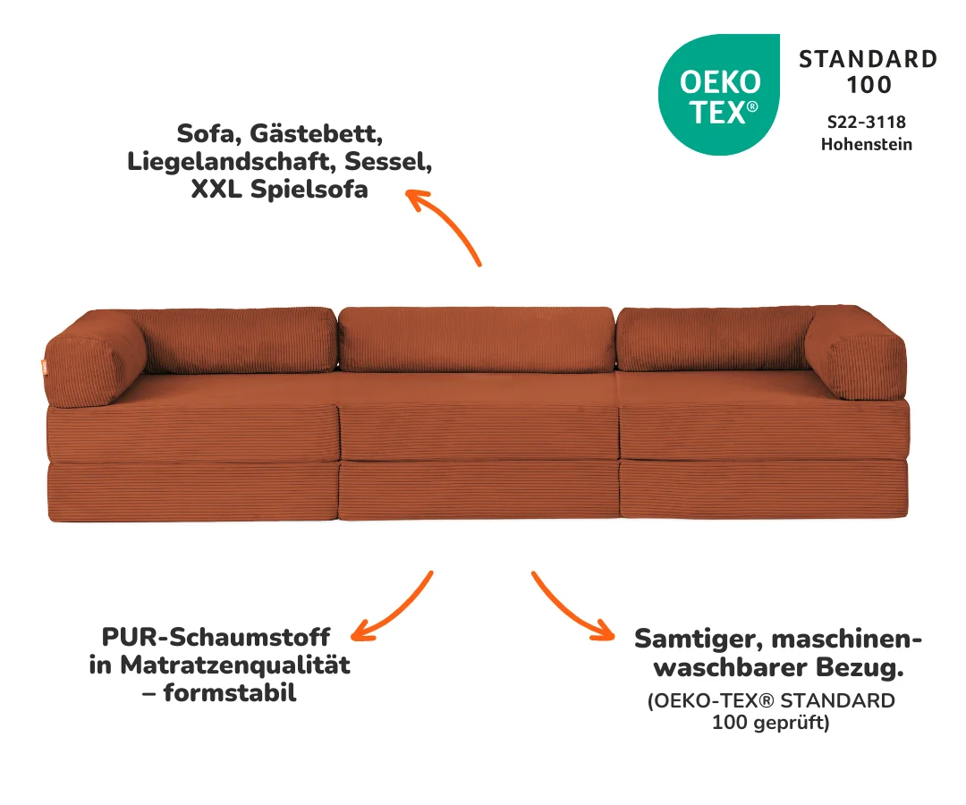 Family Sofa 3-Sitzer - Image 10