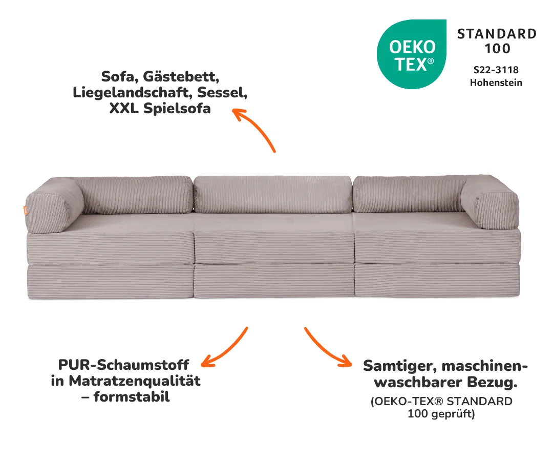 Family Sofa 3-Sitzer - Image 29
