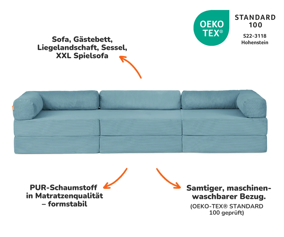 Family Sofa 3-Sitzer - Image 33
